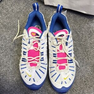 Nike Women's Shoes - White, Blue, Pink